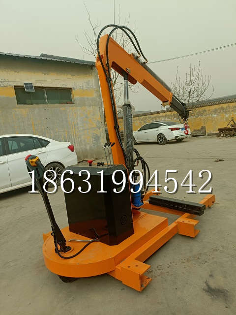 平顺县自卸车厢随车吊 自制轮式四不像起重机 四驱平板吊 5吨 贵盛